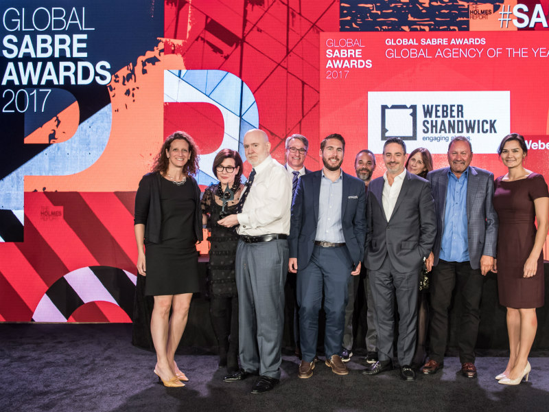 Weber Shandwick Wins Global Agency Of The Year After 2017 Clean Sweep