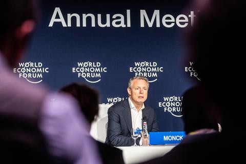 WEF Communications Chief Adrian Monck Steps Down