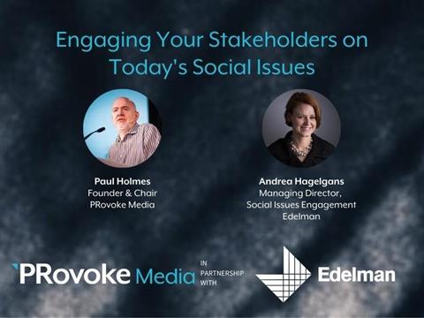 Engaging Your Stakeholders on Today's Social Issues