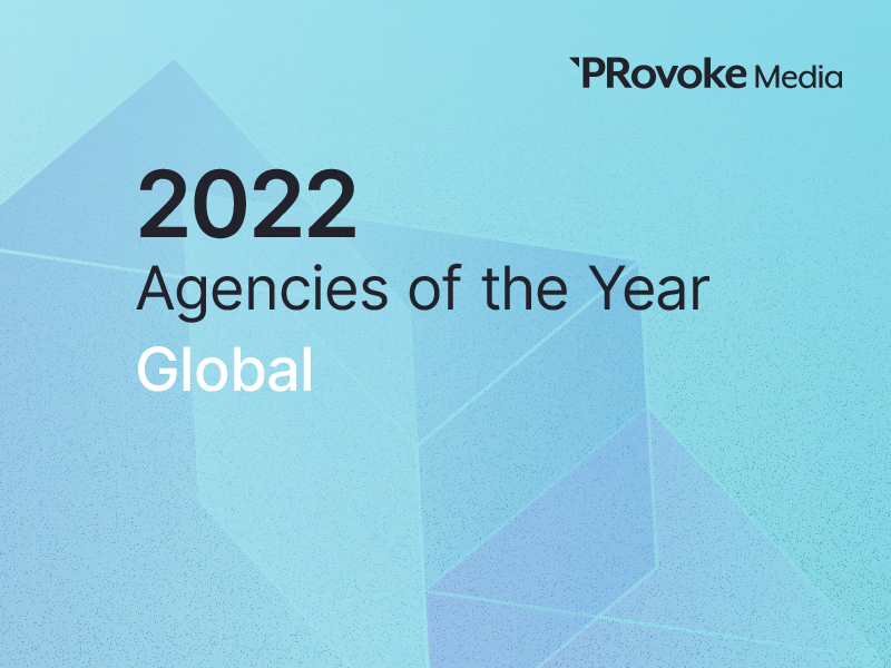 PRovoke Media Unveils Full List Of 2022 Global Agency Of The Year Finalists