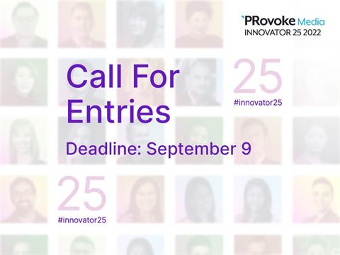 Call For Nominations: 2022 Innovator 25 — Americas, EMEA & Asia-Pacific 