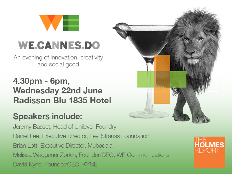 Register Now: Unilever, Levi's & Mubadala Headline Cannes Event On Social Purpose