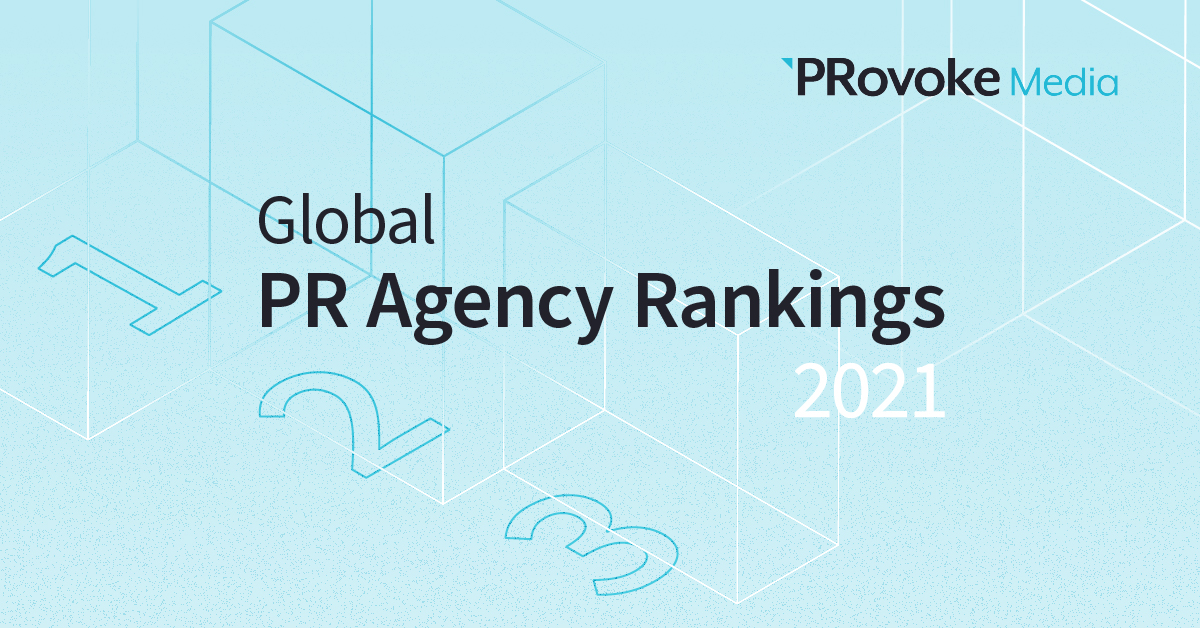 lede efter dato hjørne Global Top 250 PR Agency Ranking 2021 | PRovoke Media