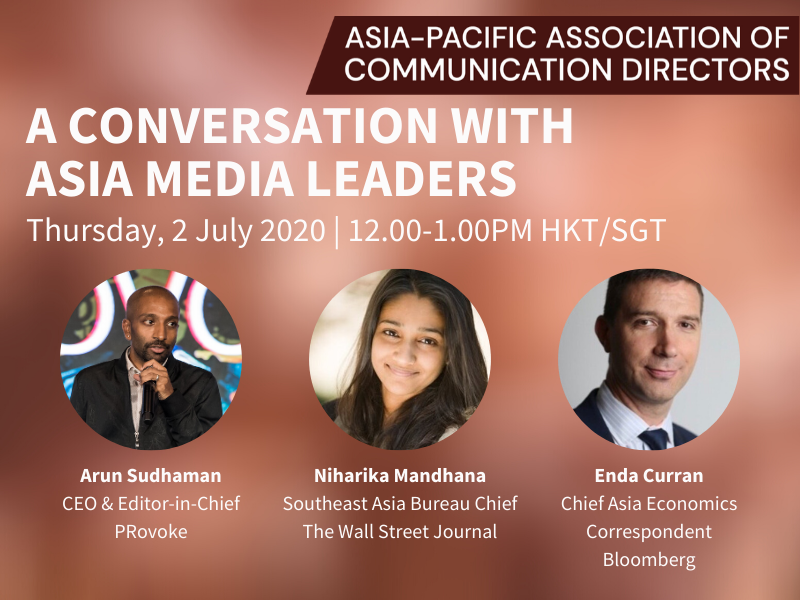 APACD To Host Conversation with Asia Media Leaders From WSJ & Bloomberg