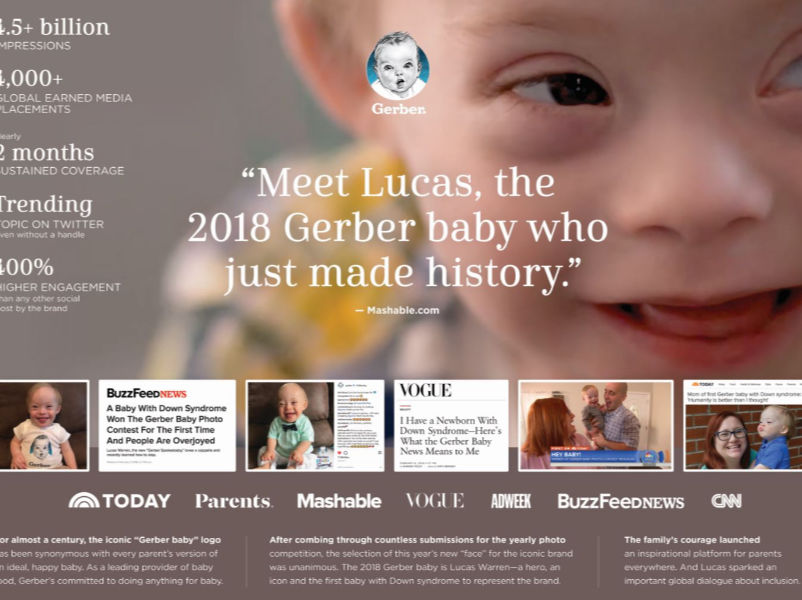 Gerber's "Every Baby" Campaign Takes Home Platinum Award At Global SABREs