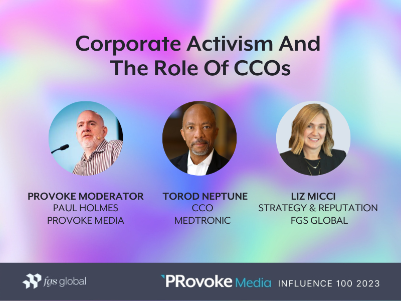 Influence 100 Podcast: Corporate Activism And The Role Of CCOs