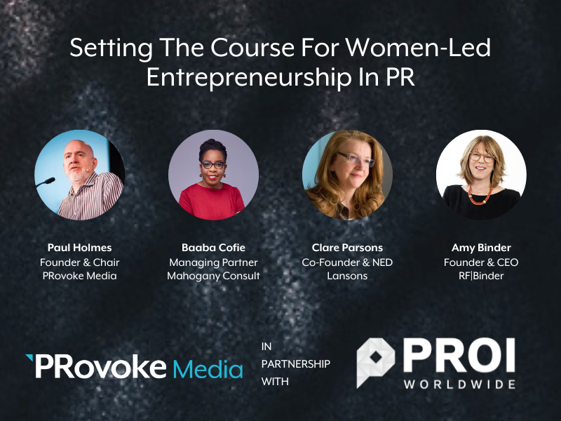 Setting Course For Women-Led Entrepreneurship In PR