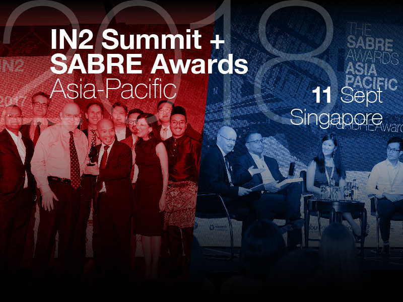 2018 Asia-Pacific IN2Summit & SABRE Awards Set For 11 September In Singapore