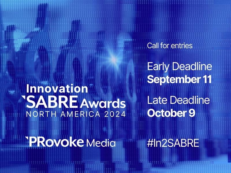 North American Innovation SABRE Awards Open For Entries